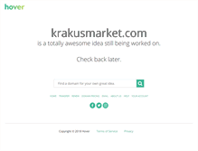 Tablet Screenshot of krakusmarket.com